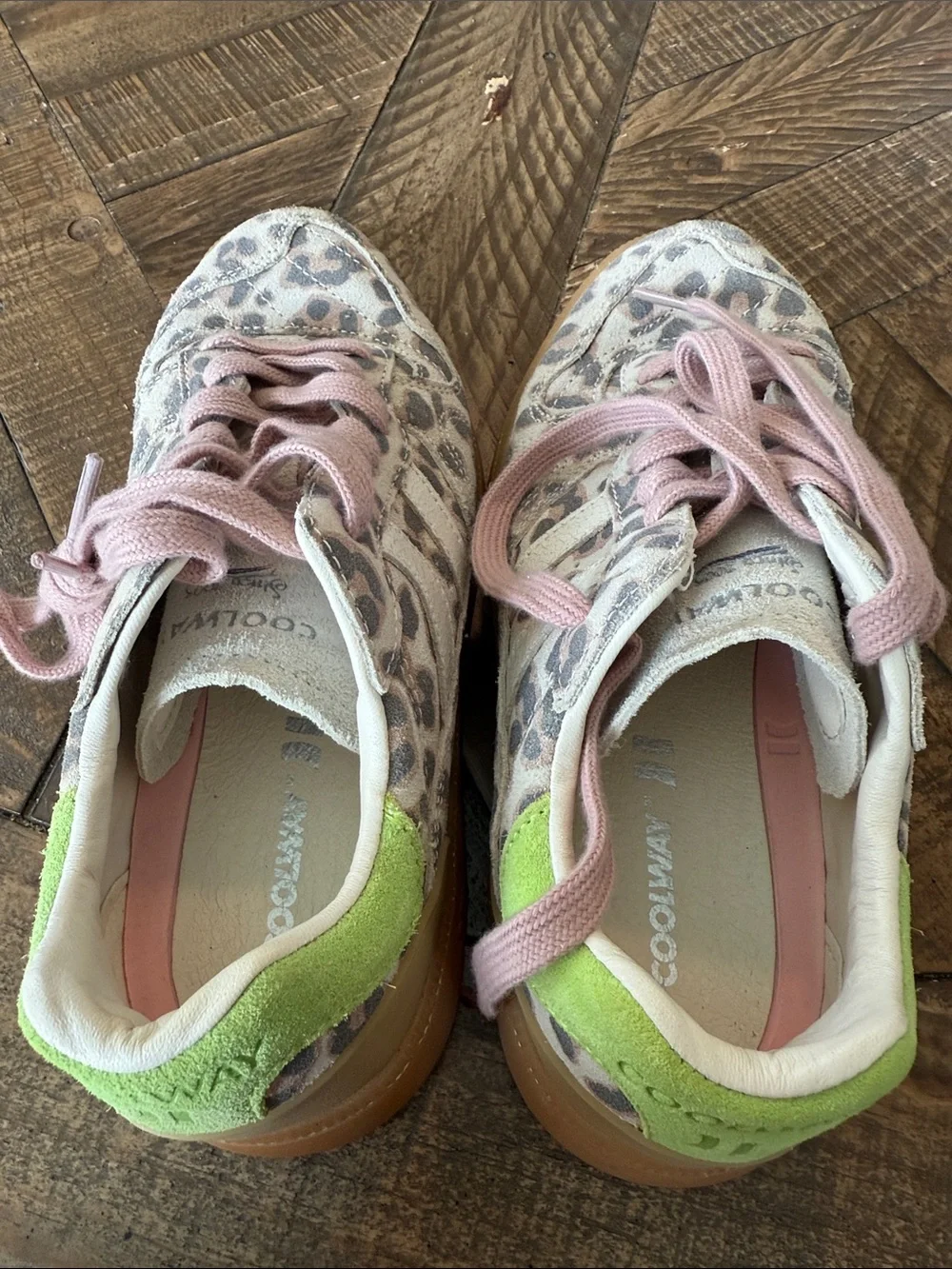 Coolway Goal Leopardo sneakers, sz 8
